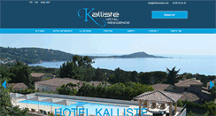 Desktop Screenshot of hotel-kalliste-porticcio.com